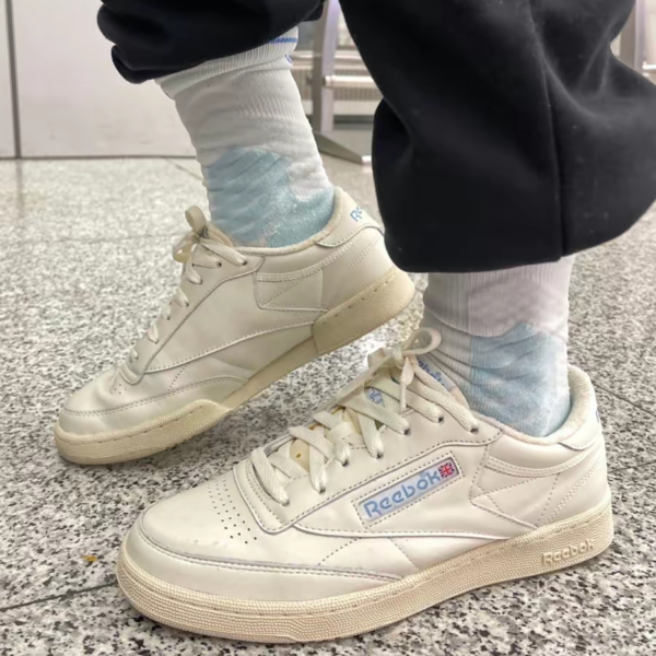 Giày Reebok Club C 85 Vintage 'Essential Blue' GX3680 - Ảnh 5