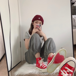 Alternative view of Giày Converse Chuck 70 High 'Valentine's Day University Red' 171117C