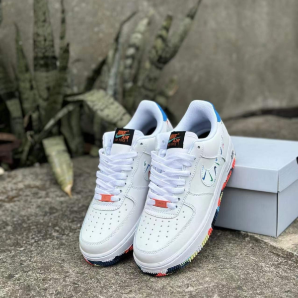 Giày Nike Air Force 1 LV8 GS 'Swoosh Pack' DM7597-100 - Ảnh 5