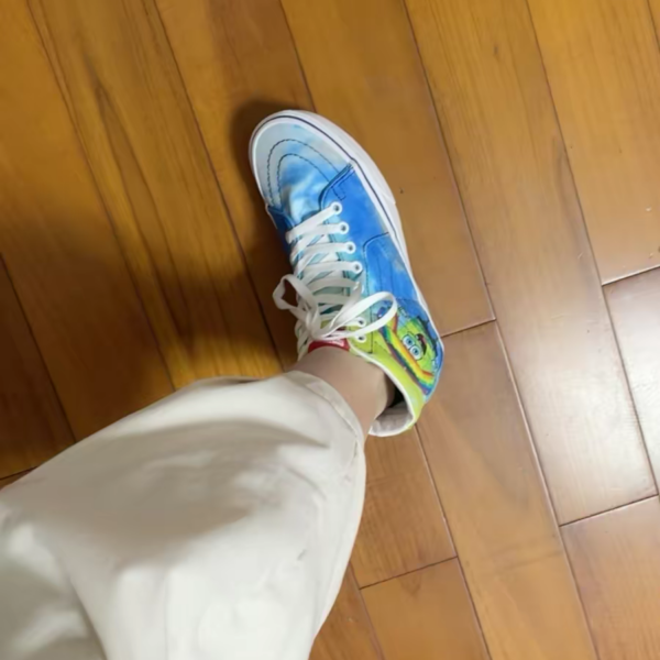 Giày Vans SpongeBob SquarePants x Sk8-Hi 38 DX 'Imaginaaation' VN0A32QGZAW - Ảnh 3