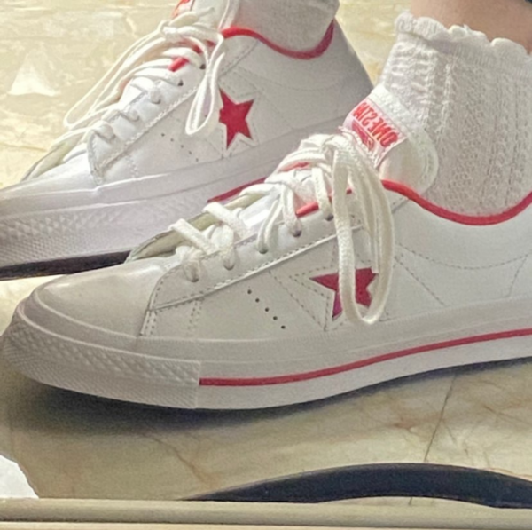 Giày Converse One Star Ox 'HanByeol White Red' 167326C - Ảnh 2