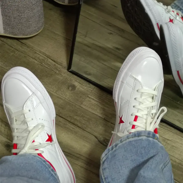 Giày Converse One Star Ox 'HanByeol White Red' 167326C - Ảnh 5