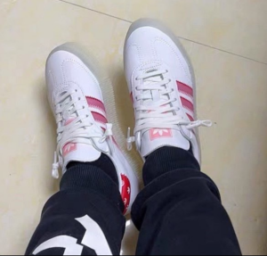 Alternative view of Giày Adidas Originals Sambarose 'White Red' FY3118