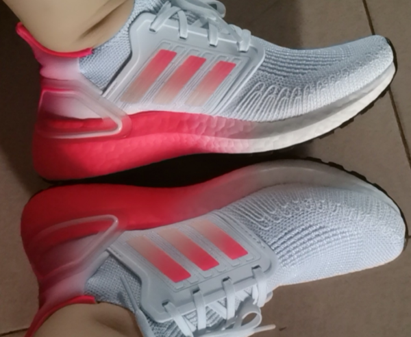 Giày Adidas UltraBoost 20 J 'White Signal Pink' FX0456 - Ảnh 3