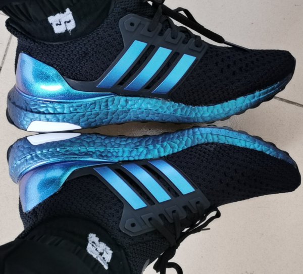 Giày Adidas UltraBoost Clima 'Iridescent Pack Black Signal Cyan' FZ2874 - Ảnh 3