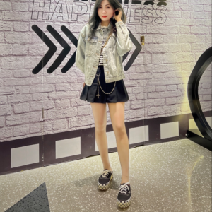 Giay Vans Authentic Mule Stacked 'Black' VN0A4BW18BM