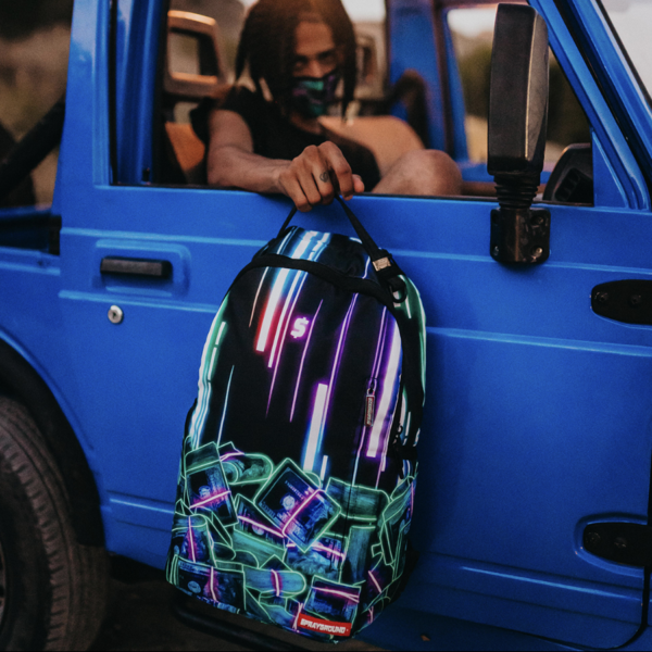 Balo Sprayground Neon 'Money' W0645808 - Ảnh 2