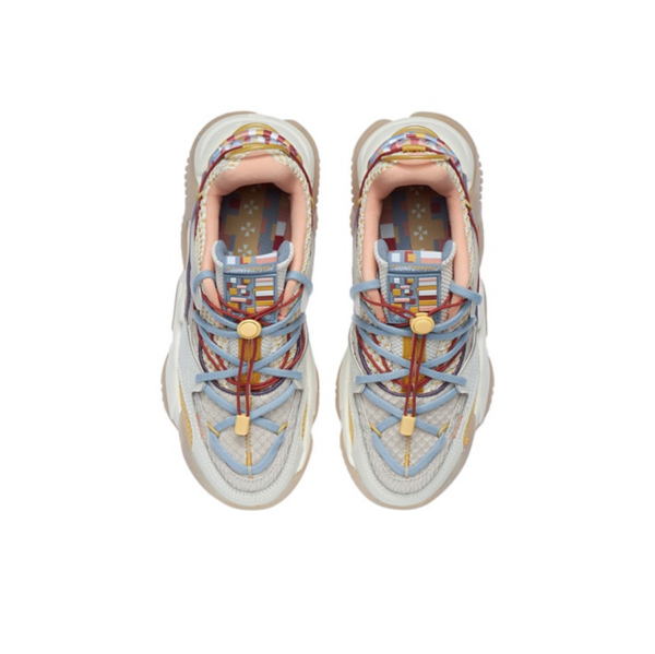 Giày Li Ning Qianxingce Series Pearl 'White Grey' AGLR172-3 - Ảnh 3