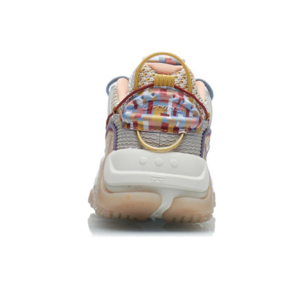 Giày Li Ning Qianxingce Series Pearl 'White Grey' AGLR172-3 - Ảnh 4