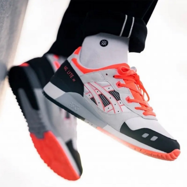 Giày Asics Gel Lyte 3 OG Retro 'Flash Coral' 1191A266-101 - Ảnh 3