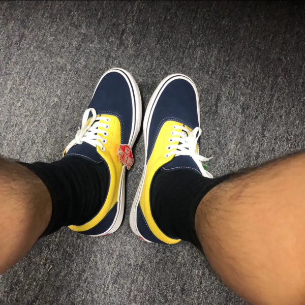 Giày Vans Era ComfyCush 'Blue Gold' VN0A3WM9VNO - Ảnh 4