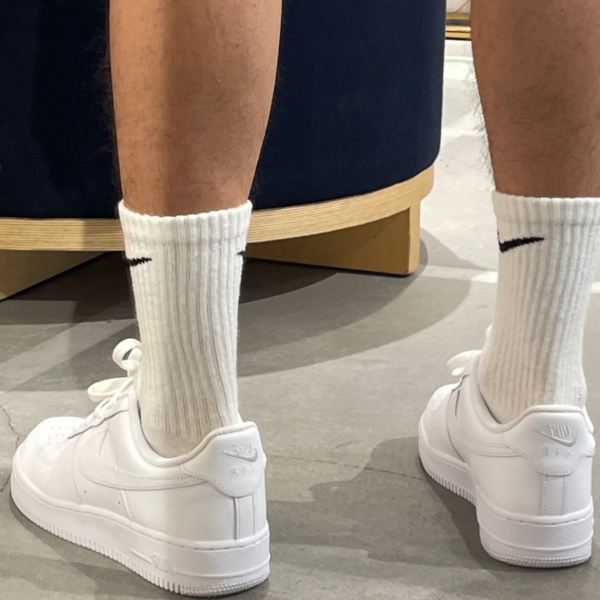 Giày Nike Air Force 1 All White Code Women DD8959-100 - Ảnh 4