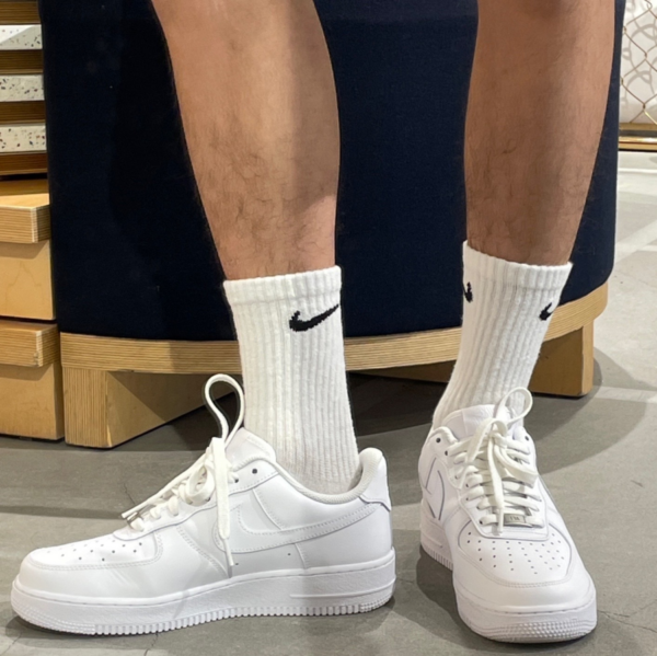 Giày Nike Air Force 1 All White Code Women DD8959-100 - Ảnh 5