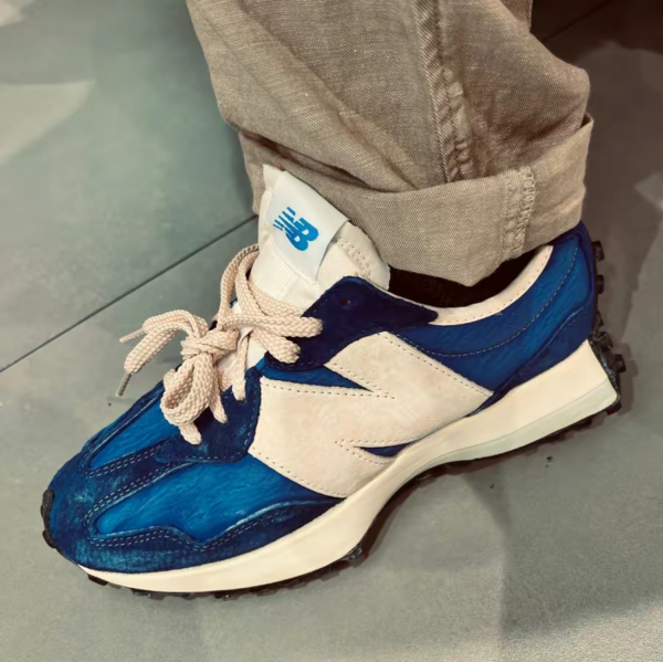 Giày New Balance 327 'Luxe Blue' MS327VA - Ảnh 2