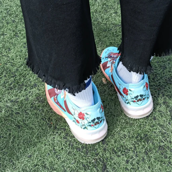 Giày Nike Mimi Plange x LeBron 18 Low GS 'Daughters' DN4177-400 - Ảnh 6