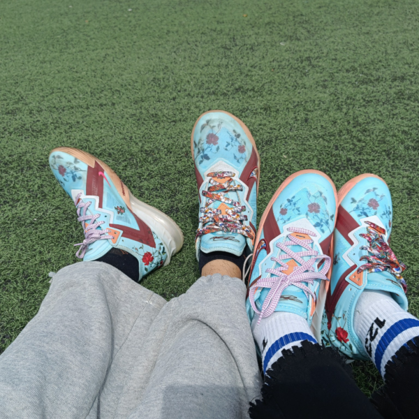 Giày Nike Mimi Plange x LeBron 18 Low GS 'Daughters' DN4177-400 - Ảnh 5