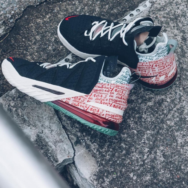 Giày Nike Diana Taurasi x LeBron 18 EP 'La Cabra' CQ9284-008 - Ảnh 4