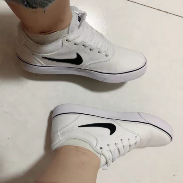 Giày Nike Chron 2 Canvas SB 'White Black' DM3494-100 - Ảnh 3