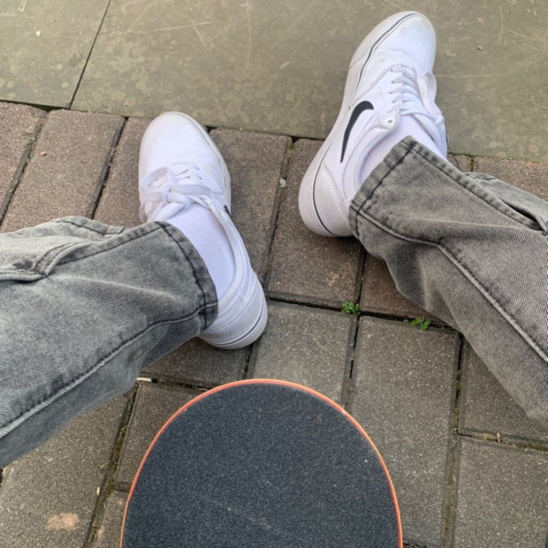 Giày Nike Chron 2 Canvas SB 'White Black' DM3494-100 - Ảnh 4