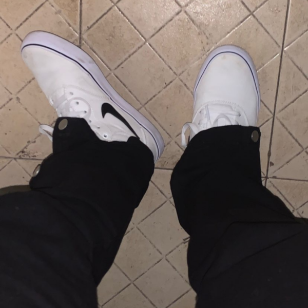 Giày Nike Chron 2 Canvas SB 'White Black' DM3494-100 - Ảnh 5