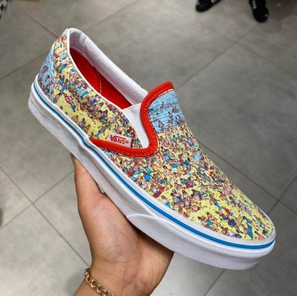 Giày Vans Classic Slip-On x Where's Waldo? 'Find Steve' VN0A33TB3WO - Ảnh 3