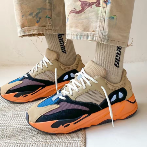 Giày Adidas Yeezy 700 Enflame Amber Orange GW0297 - Ảnh 4