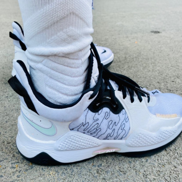 Giày Nike PG 5 'White Black' CW3143-100 - Ảnh 6
