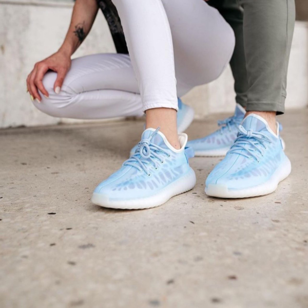 Giày Adidas Yeezy Boost 350 V2 'Mono Ice' GW2869 - Ảnh 6
