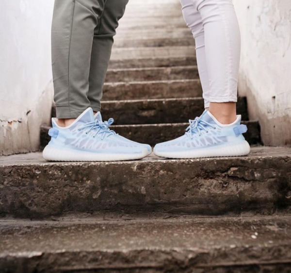 Giày Adidas Yeezy Boost 350 V2 'Mono Ice' GW2869 - Ảnh 9