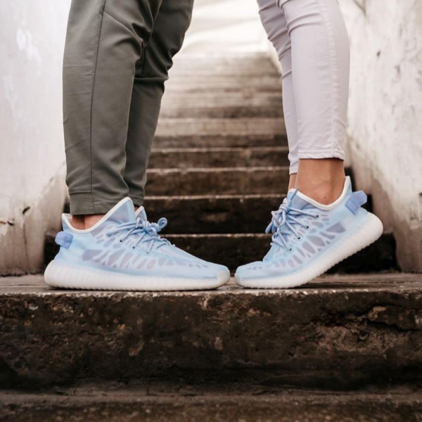 Giày Adidas Yeezy Boost 350 V2 'Mono Ice' GW2869 - Ảnh 10