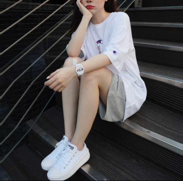 Giày Converse Wmns Chuck Taylor All Star Move Low 'White' 570257C - Ảnh 5