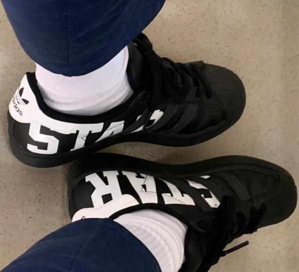 Giày Adidas Superstar 'Black Big Logo' FV3745 - Ảnh 5