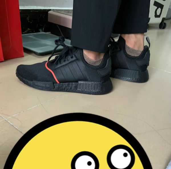 Giày Adidas NMD_R1 'Core Black Solar' EE5085 - Ảnh 5