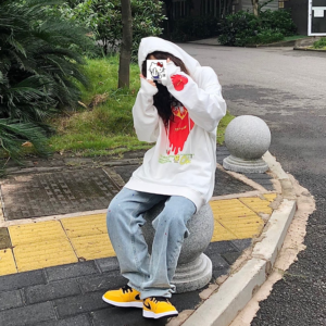 Alternative view of Giày Nike Air Jordan 1 Low 'University Gold Black' 553558-700