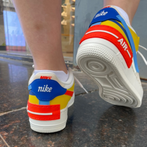 Giay Nike Air Force 1 Low Shadow Sail 'Orange University Blue' CI0919-115