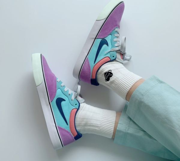 Giày Nike Chron 2 SB 'Lilac Copa' DM3493-500 - Ảnh 2