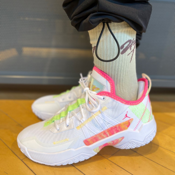 Giày Nike Jordan One Take 2 'White Hyper Pink' CW2458-163 - Ảnh 6