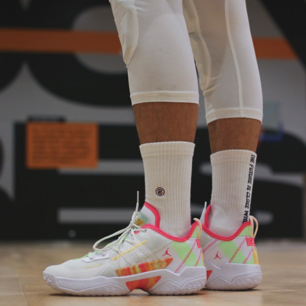 Giày Nike Jordan One Take 2 'White Hyper Pink' CW2458-163 - Ảnh 4