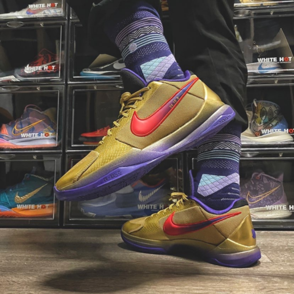 Giày Nike Undefeated x Zoom Kobe 5 Protro 'Hall Of Fame' DA6809-700 - Ảnh 4