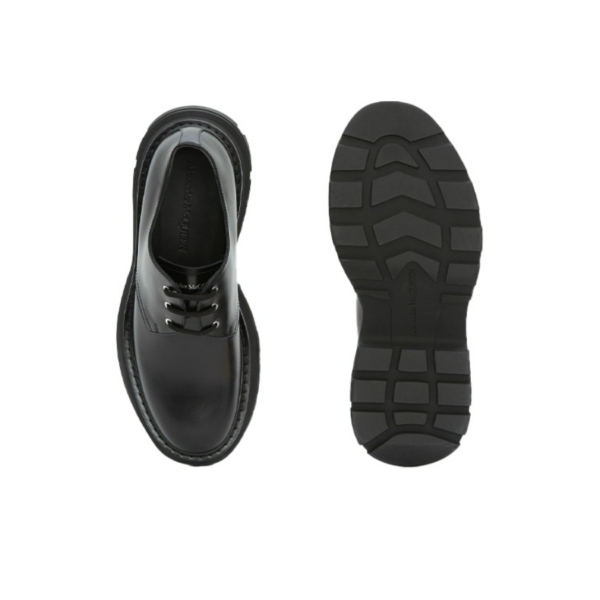 Giày Alexander Mc.Queen Tread Derby 'Black' 604255WHXH01000 - Ảnh 4