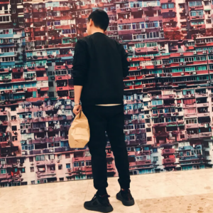 Alternative view of Giày Adidas NMD XR1 Primeknit 'Triple Black' BA7214