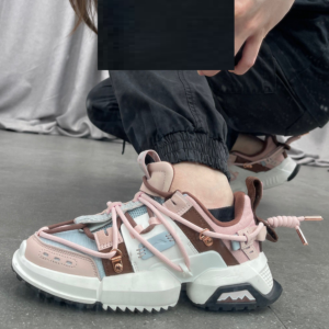 Alternative view of Giày Li Ning PanGu Leisure 'Pink Blue' AGLQ182-2