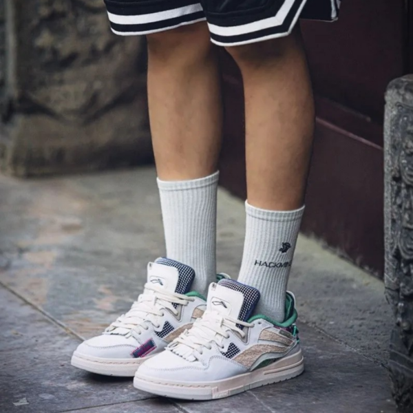 Giày Li Ning WeiWu Skate Cultural 'Grey' AECR097-1 - Ảnh 3