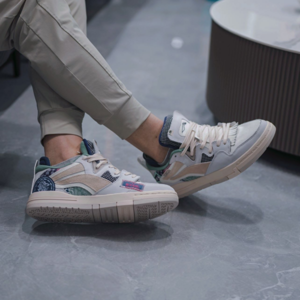 Giày Li Ning WeiWu Skate Cultural 'Grey' AECR097-1 - Ảnh 4