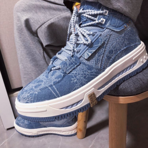 Giày Li Ning Wuxing Series Xingchuan High Top Classic Casual Dark Blue AGCR467-5 - Ảnh 4