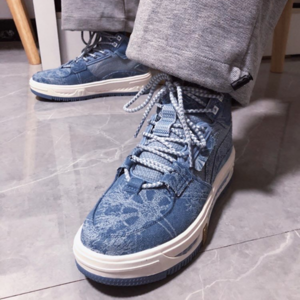 Giày Li Ning Wuxing Series Xingchuan High Top Classic Casual Dark Blue AGCR467-5 - Ảnh 3