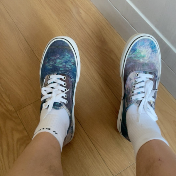 Giày Vans MoMA x Authentic 'Claude Monet’s Water Lilies' VN0A2Z5I18H - Ảnh 2