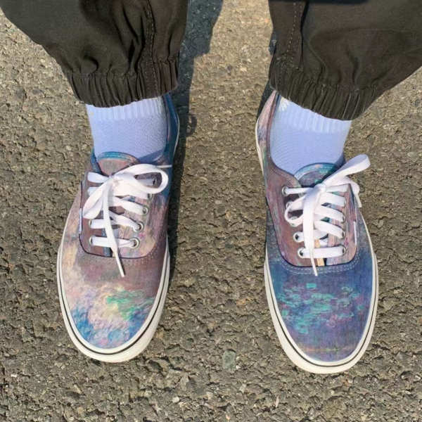 Giày Vans MoMA x Authentic 'Claude Monet’s Water Lilies' VN0A2Z5I18H - Ảnh 4