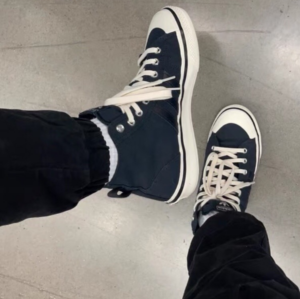 Giay Adidas Originals Nizza High Rf 74 'Black' GX8488