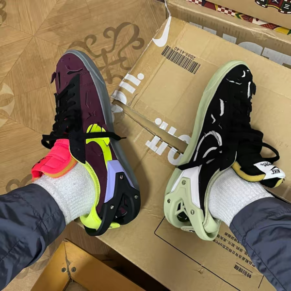 Giày Nike Acronym x Blazer Low 'Night Maroon' DN2067-600 - Ảnh 2